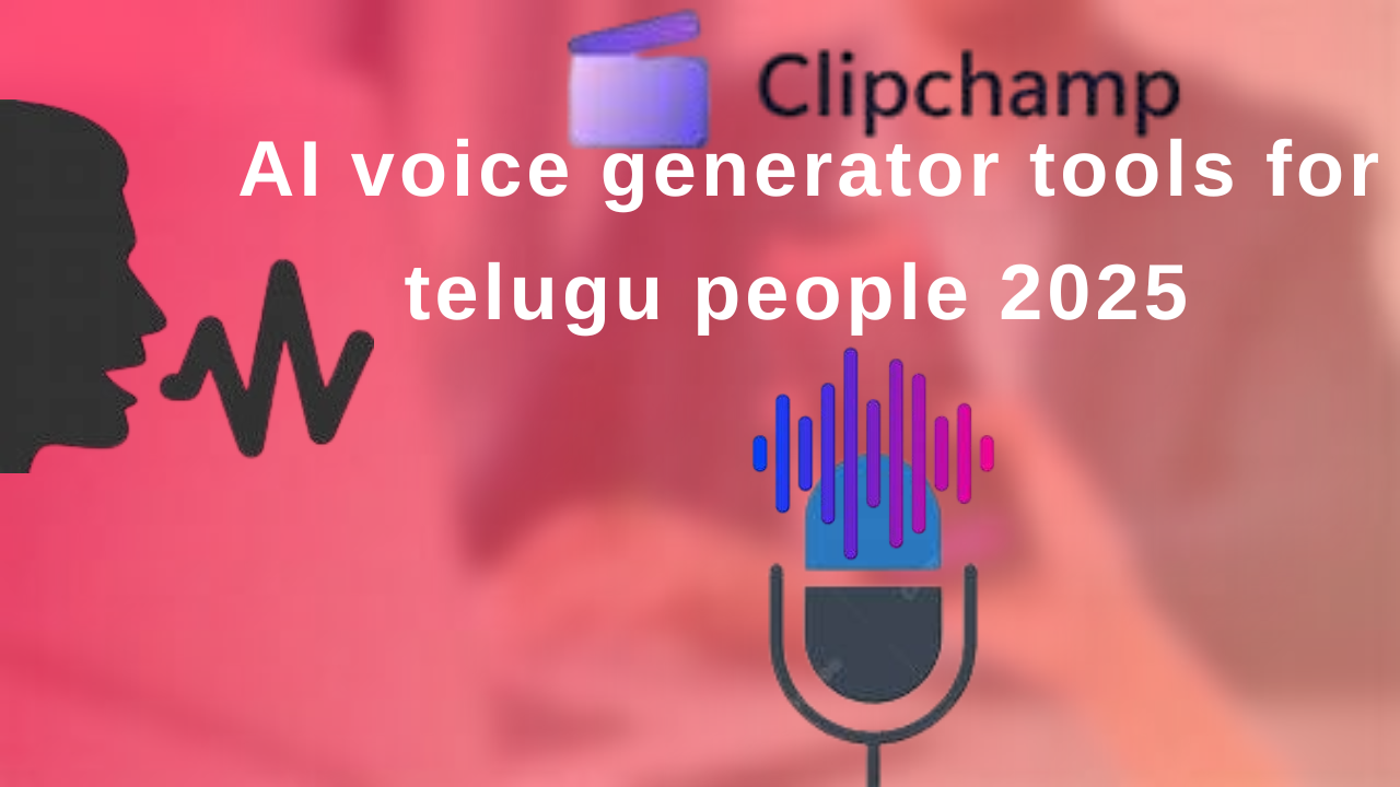 Voice generator tools for telugu people 2025